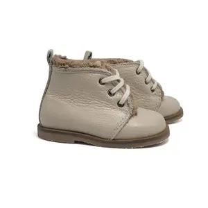 Blublonc Caden Fothy Latte Lace Up Bootie