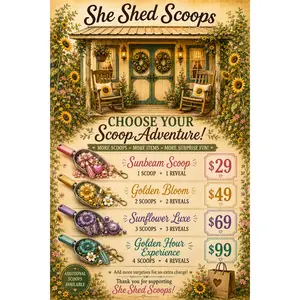 She Shed Scoops Mystery Scoop | Boutique Gifts & Self-Care