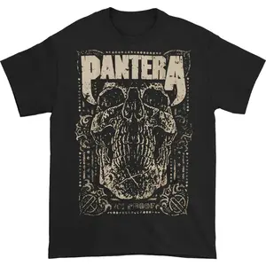 Pantera band 100%Cotton 101 Proof album Graphic Tshirt Men Women unisex oversized Tshirt Gothic skull hip hop Y2k fashion shirt