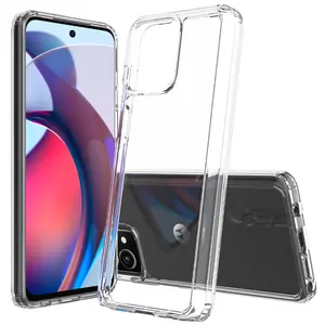 Clear Case for Moto G Stylus 5G (2023), Aquaflex Semi-Flexible TPU [Shock Absorbing] Transparent Phone Cover for Motorola XT2315 Series