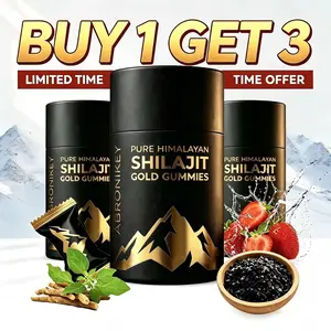 [Limited-Time Offer] Shilajit Gummies | Contains Ashwagandha, Gokshura, and Other Herbs | No Added Sugar | 60 Gummies