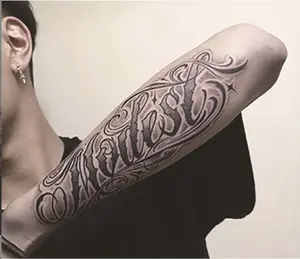 Long-Lasting Fake Tattoos: Juice Ink Arm Sleeve, Custom Real-Looking Designs