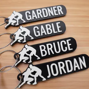 Personalized Wrestling Keychain - Perfect for Keys, Bags & Bottles