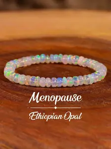 Fashion Versatile Beaded Bracelet, Hand Chain Type, Transparent Colorful Imitation Opal Stone, Suitable for Daily Wear, Parties, Evening Events, Gift