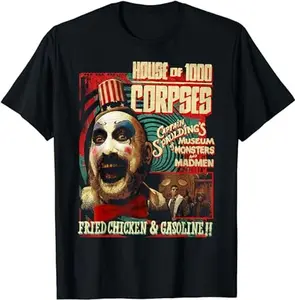 Rob Zombie – Captain Spaulding Museum T-Shirt Cotton Man Menswear Soft