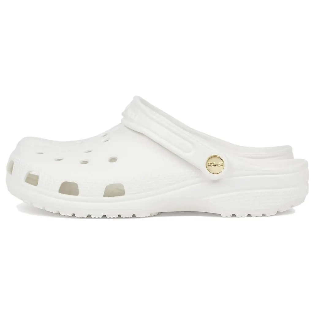 JJJJound x Crocs Classic Clog 'White' - Croc-Style Sole, Multi-Size, Slip-On Fit Sports Footwear Sneaker