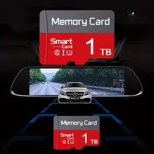 Memory card with adapter: Micro SD card, micro TF adapter for outdoor surveillance camera video recording, compatible with car GPS maps, PC storage, supports camera photo storage.
