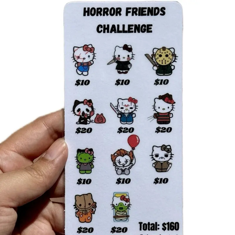 Horror Friends Savings Challenge