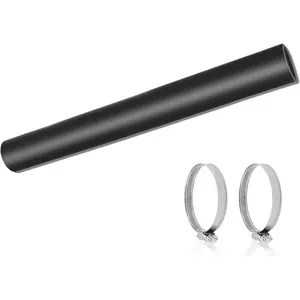 2" ID Gasoline Fuel Filler Neck Hose with 2 Clamps Reinforced Gas Tank Filler Hose 7 7/8" Length