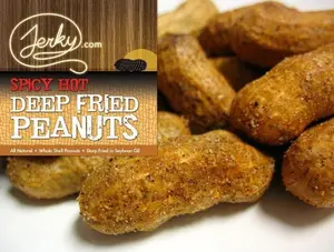 Deep Fried Peanuts - Spicy Hot Deep Fried Peanuts - Spicy Hot