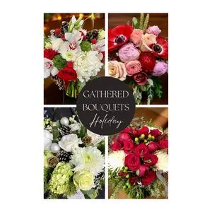Gathered Mixed Fresh Flower Bouquet
