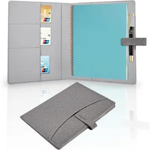 A5 Travelers Notebook Cover Compatible with  Fusion Executive Size,   Notebook, Panda Planner, Wave,  | 6 x 8.8 Journal Cover with Pen Loop for Office, Business