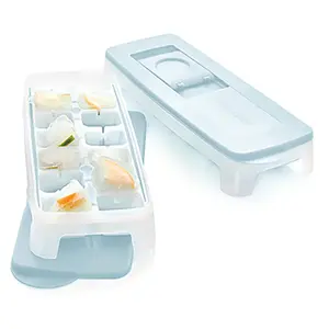 Fresh-n-Pure Ice Trays - Unique Design with Soft Silicone Point for Easy Removal - Space-Saving & Stable - 4.3 x 1.7 x 11.4 Inch