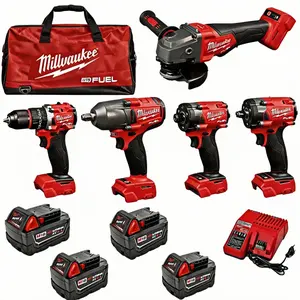 900N.m Cordless Brushless Impact Wrench Kit, High-Torque Power Tool for Car & Truck Repair, Lug Nut Removal, Milwaukee Battery-Compatible (Tool Only) driver hex