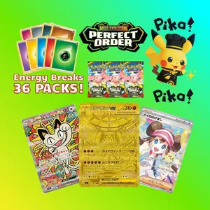 (36) Pokémon Perfect Order Mega Evolution Booster Packs Energy Break (1 Spot)