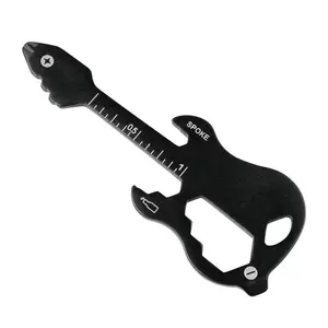 Guitar Wrench Bottle Opener Multi-Functional Edc Tool Card, Portable Electric Guitar Tool with High Precision Durable Parts