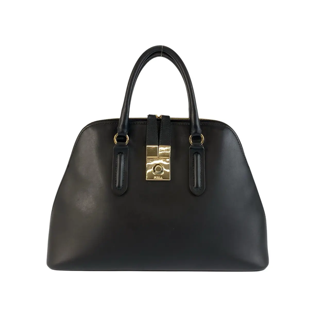 Pre-owned FURLA Calfskin Shoulder Bags Leather Handbag