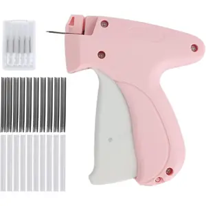 Stitchy Gun,Gun for Clothes,Tagging Gun for Clothing,Stitchy Quick Clothing Fixer,Includes 6 Needle, 1000 Black & 1000 White