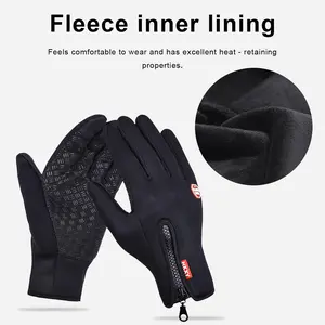 Autumn and Winter Outdoor Cycling Gloves, 1 Pair Outdoor Cycling Gloves for Men and Women, Windproof Touch Screen Fishing Gloves, Autumn Travel Sports Gloves, Suitable for Sports, Travel, Outdoor Work, Fishing, Suitable for Men and Women