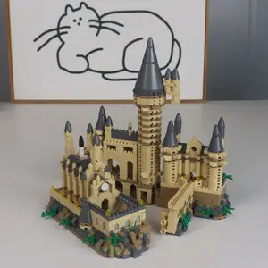 Magic Castle Building Block Model, High Difficulty Creative Assembly, Enhances Patience and Focus, Adult Stress Relief Puzzle Collection