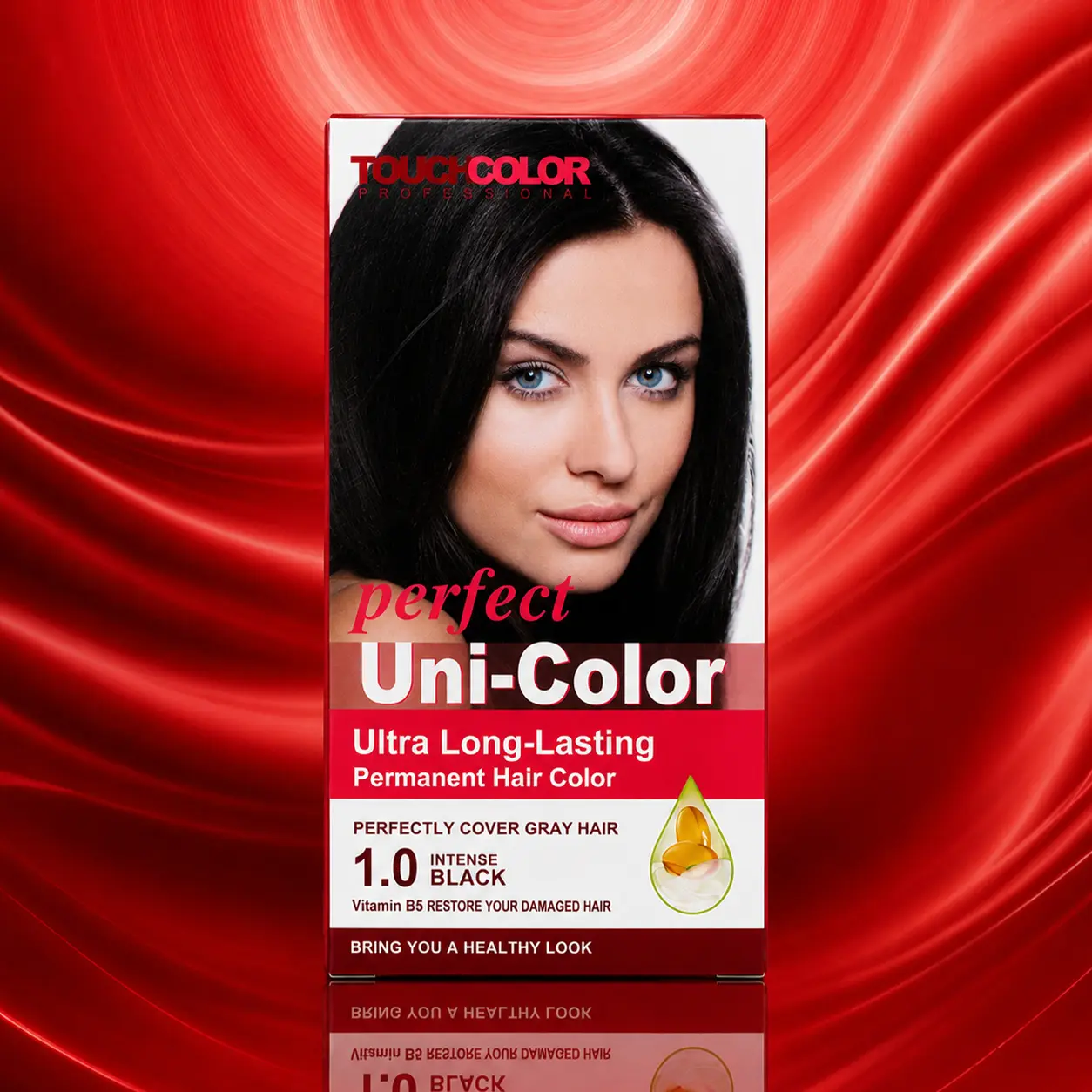 SOFTSUB Uni-Color Hair Dye (Intense Black 1.0 ,1 Box)
