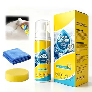 Four-In-One Multi-Enzyme Foam Cleaner, No Rinse Foam Cleaner, Multi-Purpose Deep Cleaning Spray, for Car Interior, Kitchen Grease, Bathroom Tiles, Sofa Fabric