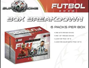 NEW RELEASE 2026 Wildcard Superchrome Soccer Road To Glory Soccer Hobby Box
