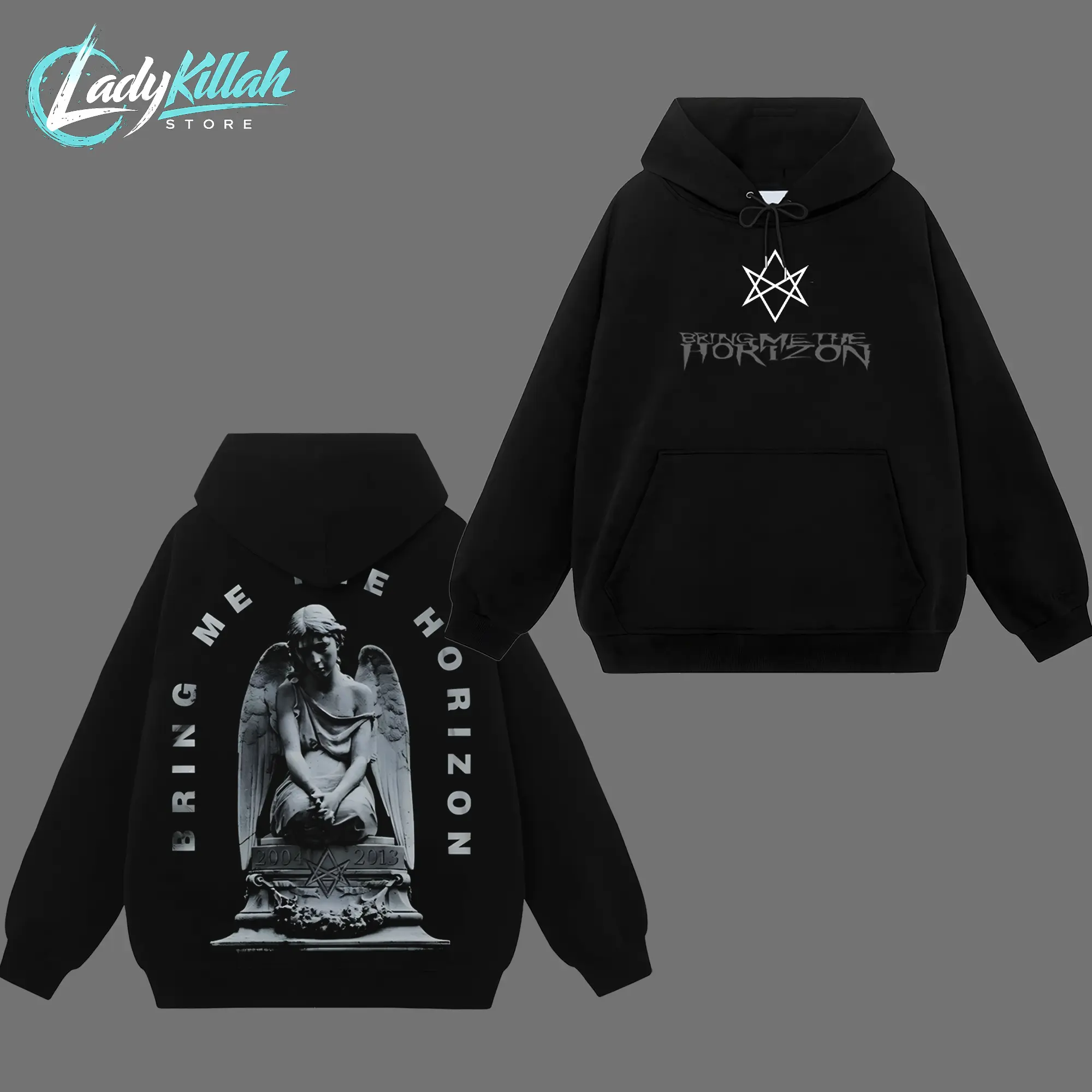 [LadyKillahStore] #8 Limited Bring Me The Horizon T-Shirt, Retro Rock Band Tee, BMTH Tour 2026 T-Shirt, Unisex Oversize Heavy Metal Band Tee, Gift For Rock Fan, Gift for Metal Music Lovers, Rock Music Gift for Men & Women.