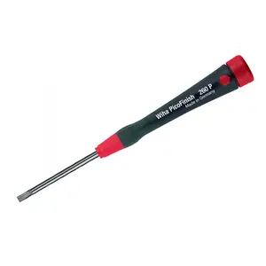 Wiha Tools 26066 Slotted Screwdriver with PicoFinish Handle, 2.5 x 75mm