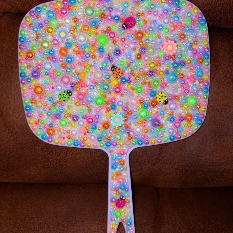 Bedazzled Beauty Mirror, Decorative Vanity Mirror for Home Bedroom Makeup Use