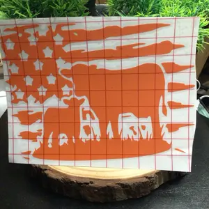 American flag - cow - country decal for all hard surfaces - premium permanent vinyl Decor Gift Stickers Tiles Sticker Decorative
