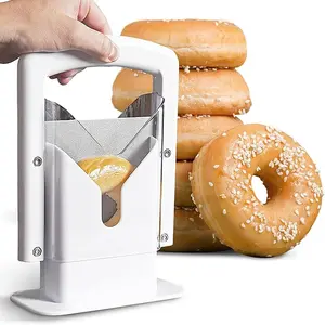 Bagel and bagel slicer, kitchen baking tool, bread slicing tool, Kitchen Cutting Utensils