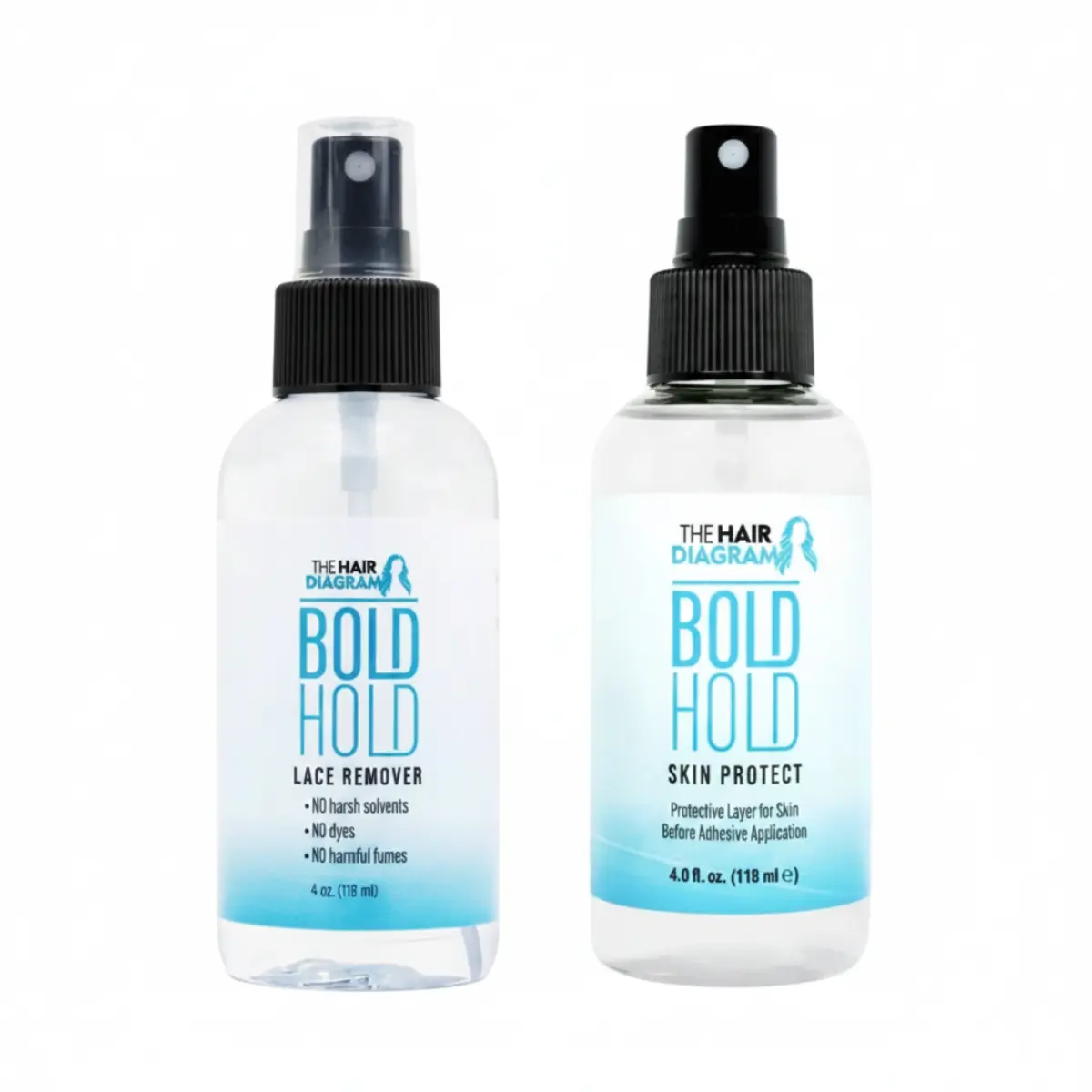 Bold Hold Skin Protect & Lace Remover Bundle | Prep, Protect & Remove by The Hair Diagram