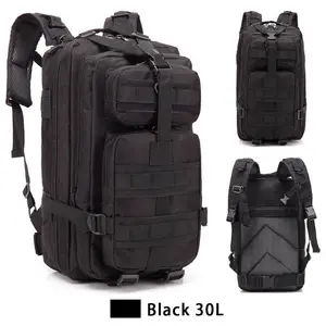 30L Outdoor Military Molle Tactical Assault Backpack Rucksack  Waterproof Bug Bag Large For Outdoor Hiking Camping Hunting Rucksacks Travel Bag