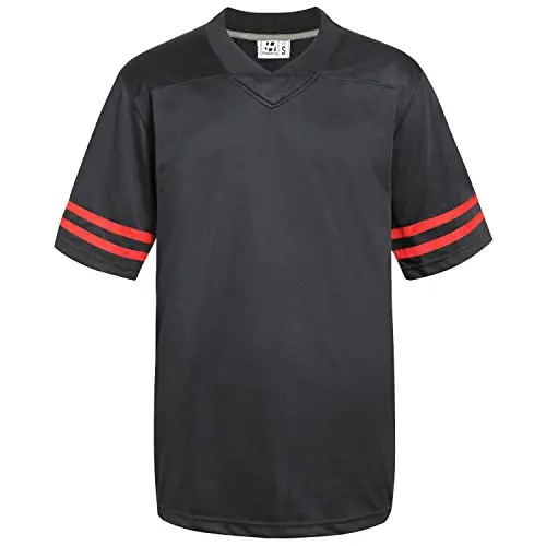 Red Stripe Black Jersey