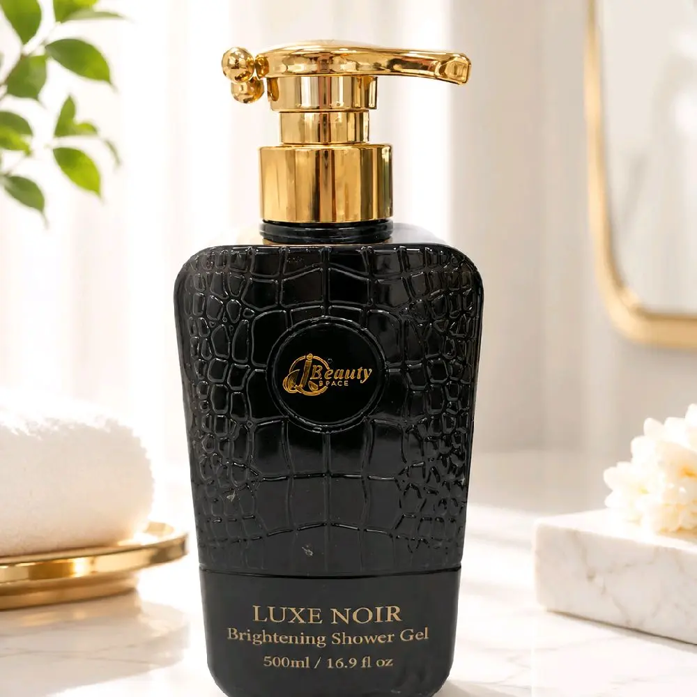 100% Organic Luxe Noir Anti-Aging Brightening Body Shower Gel, Hydroquinone-Free, Effective for All Skin Types