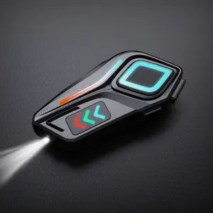 K07 Motorcycle Helmet BT Headset, Waterproof IPX8 HD Call Headset, 40 Hours Ultra-long Battery Life & Fast Charging Function Helmet Intercom System