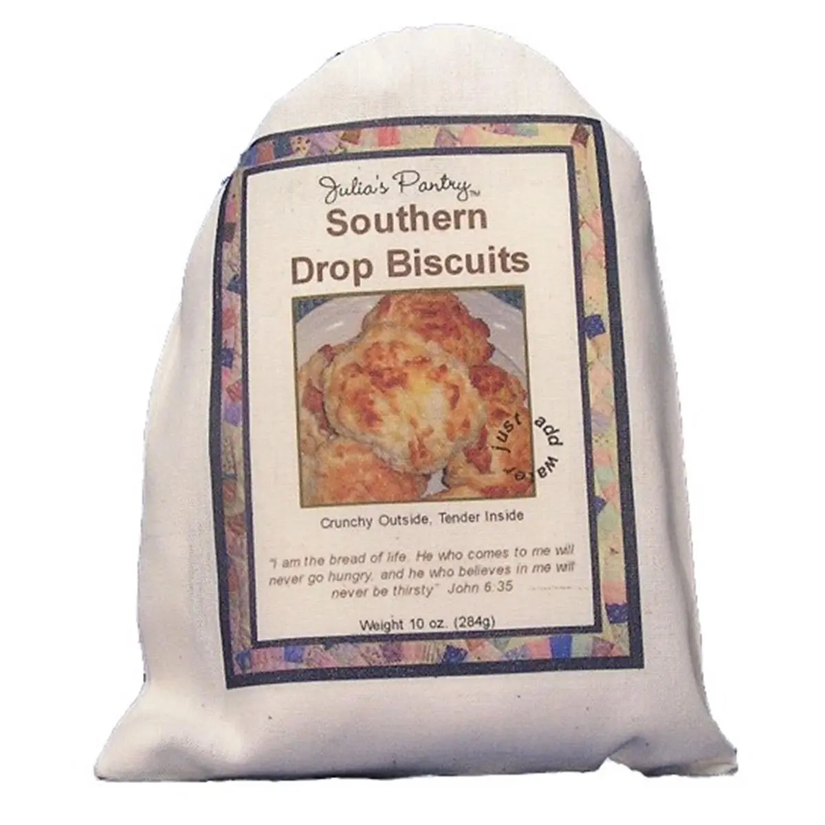 212 MAIN Julia's Pantry Southern Drop Biscuits, 10oz Cloth Bag, Pack of 4
