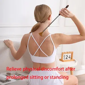 Retractable Bamboo Joint Back Scratcher, Portable Self-Service Back Itching Tool, Durable Household Back Scratching Rake for Daily Use
