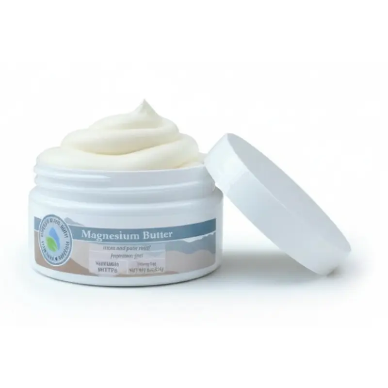 Magnesium Whipped Butter 8oz (Pure & Natural, Unscented)