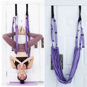 B. Free Aerial Swing Hammock Fitness Hip Stretch Belt Inverted Rope Pull Stretch Belt Split Lower Waist Trainer