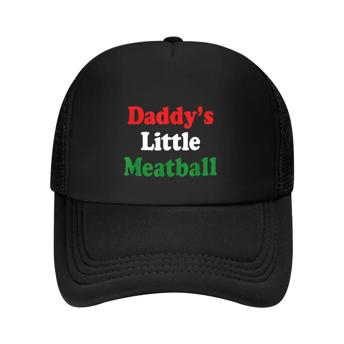 Daddy Little Meatball Italian Funny Baseball Cap