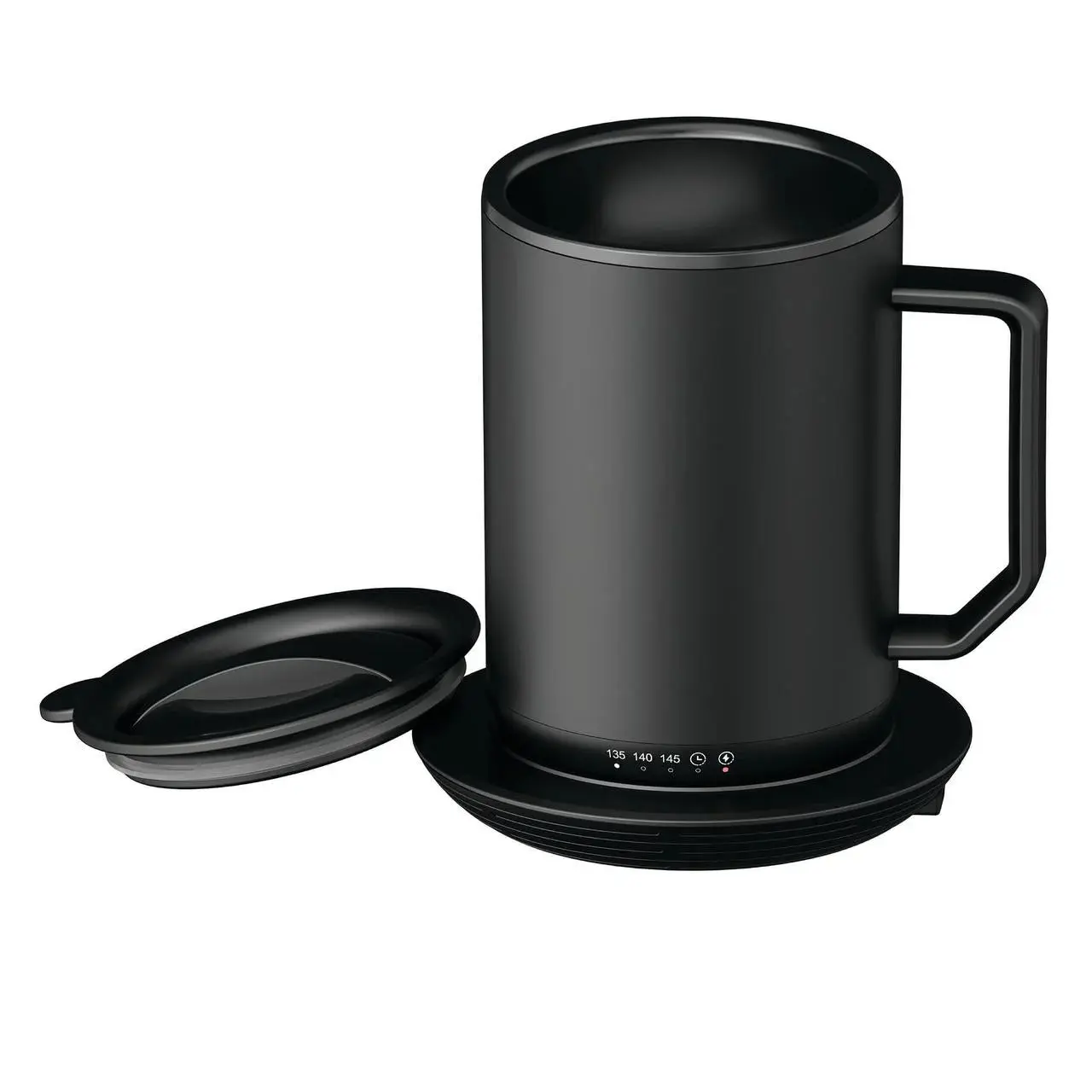 IonMug Self-Heating Coffee Mug – 12oz Stainless Steel with Charging Coaster & 3 Temperature Settings