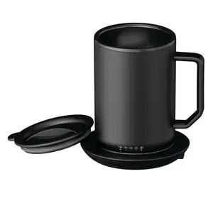 IonMug Self-Heating Coffee Mug – 12oz Stainless Steel with Charging Coaster & 3 Temperature Settings