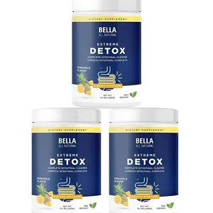 Bella All Natural Colon Support Powder Sweet Pineapple Flavor 400g for Gut Health Digestion Fiber Boost Bloating Relief Plant Based #HappyGut #DigestiveHealth #PineappleGoodness