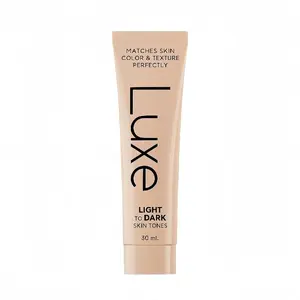 Luxe Color Changing Foundation for Women - Instantly Adapts to Your Skin Tone- Buildable Light-to-Medium,Medium Dark-to-Dark, Coverage 12-Hour Wear - Natural Dewy Finish