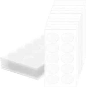 600pcs Heavy Duty Clear Earring Stickers for Men Women Long Time Wear Protect Stretched Earlobes Unisex Ear Lobe Support Patches Virtually Invisible Universal Protection