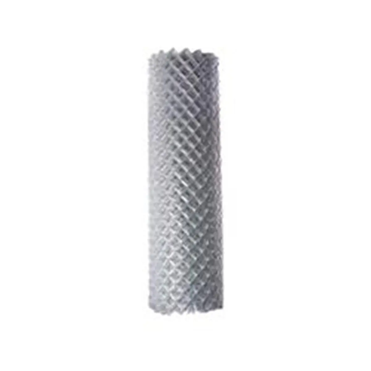 Aleko Galvanized Steel Diamond Mesh Metal Chain Link Fence Fabric - 6x50 ft, 12.5-AW Gauge, Great Value for Home & Business Building, Roll-Out Install, Adds Attractive Silver Appearance Decoration