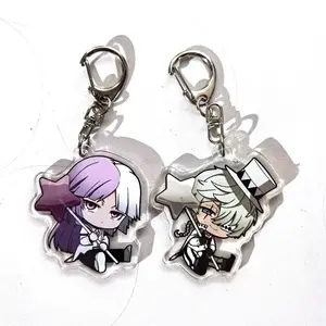 Bungo Stray Dogs Anime Acrylic Keychain, Dazai Osamu Character Pendant, Bag Charm, Cosplay Accessory, Cute Gift for Kids and Friends