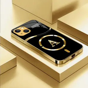 Suitable for [iPhone 15] high-end MagSafe phone case，Features a magnetic attachment function，each of the 26 letters has its own unique characteristics, so you can choose the one that suits you best. YM99